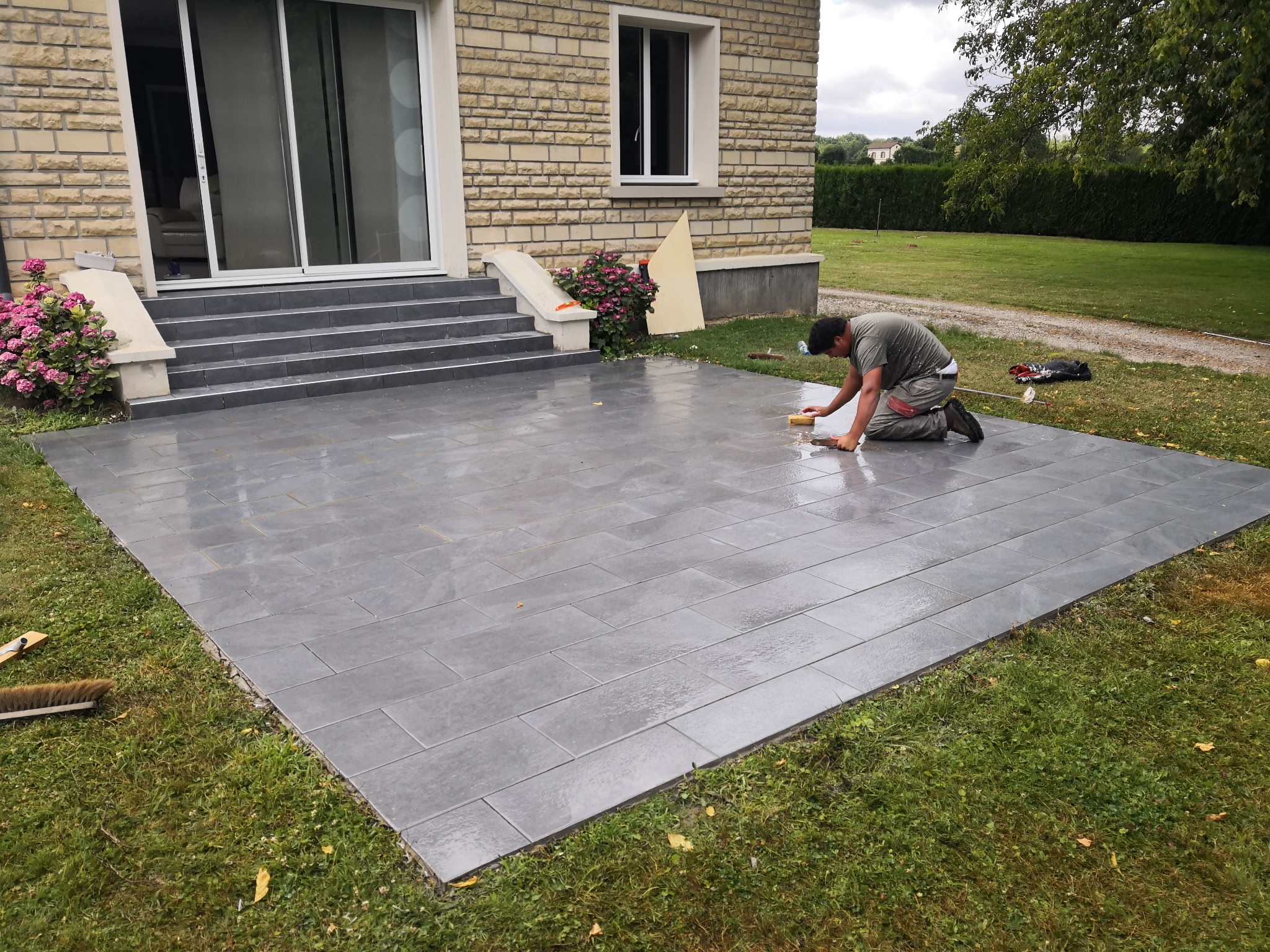 Carrelage extérieur Caen